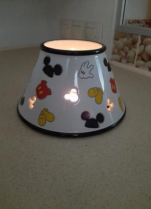 Абажур керамический для свечи disney mickey mouse