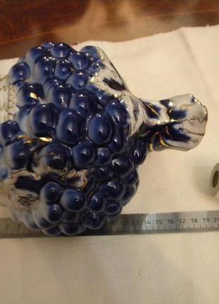 Графин - глечик виноград в кошику фарфор срср лпз