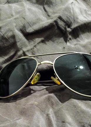 Очки-авиаторы черные