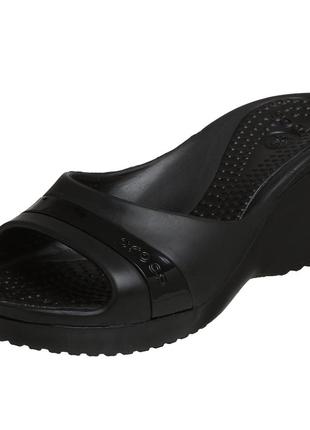 Crocs босоножки сандалии w5 черные