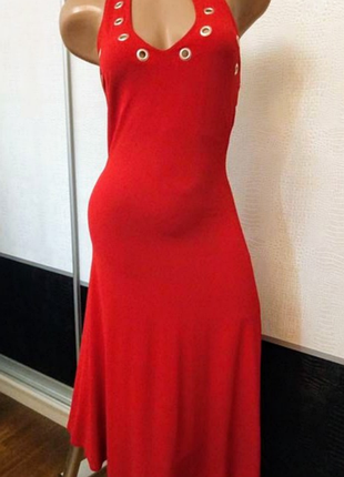 Летнее платье сарафан с открытой спиной