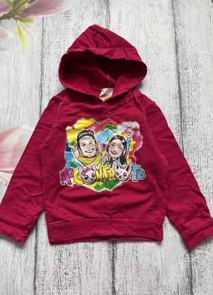 Крутая кофта с капюшоном худи свитшот размер 4годa