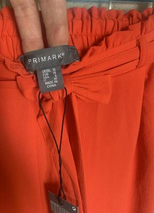 Супер кюлоти укорочені штани-юбка primark р.10/385 фото