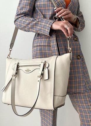 Жіноча сумка coach kleo carryall оригінал жіноча сумочка коуч тоут тоте оригінал подарунок дружині дівчині подарунок дівчині3 фото