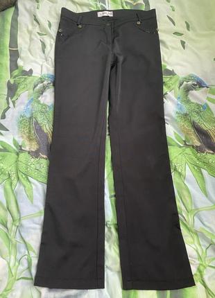 Kai wei жіночі чорні брюки штани на середній посадці плаццо з паєтками пайєтками плацо