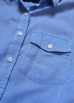 Голубая рубашка туника atmosphere3 фото
