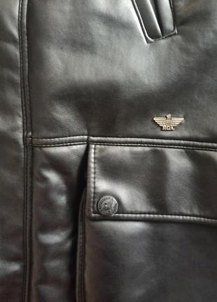 Итальянская куртка из искусственной кожи rga reportage, оригинал, пр-во италия6 фото