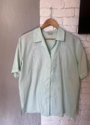 Блуза, удлинённая блуза, винтаж, подовжена вінтажна блузка  52-54р3 фото