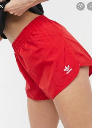 Adidas 🔥модні сексуальні червоні спортивні, шорти для бігу нова колекція4 фото