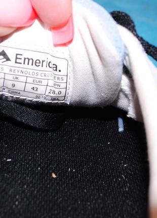 Кеди emerica 43 розмір замша2 фото