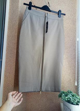 Юбка миди с молнией river island