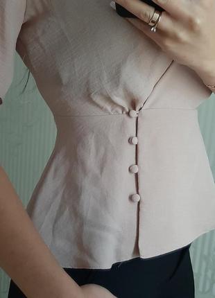 Красива блуза блузка з декольте3 фото