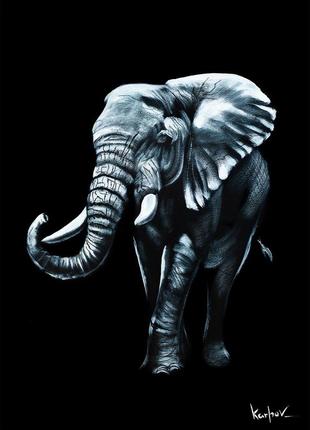 Картина «слон»1 фото