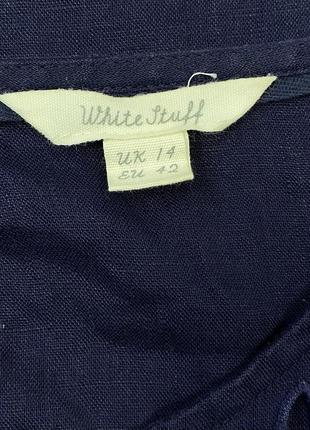 100% лляної топ з вишивкою9 фото