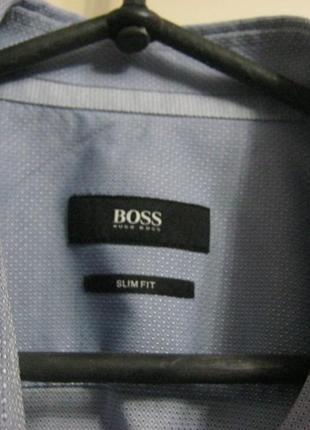 Шикарная рубашка hugo boss из итальянского хлопка tessitura monti3 фото