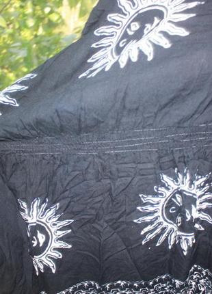 Скидка! стильная пляжная туника платье в бохо этно стиле5 фото