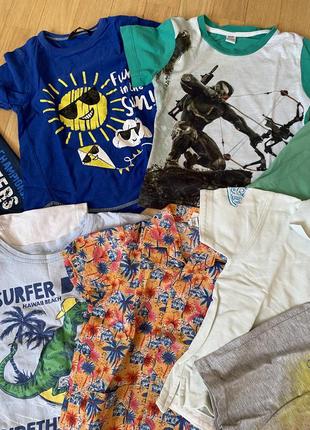 Комплект летних вещей шорты футболки6 фото