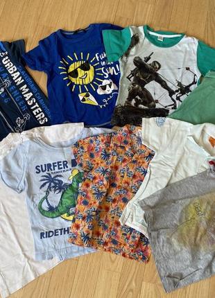 Комплект летних вещей шорты футболки5 фото