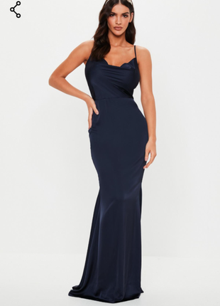 Плаття сатин missguided maxi satin