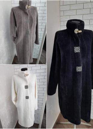 Пальто з альпакою відмінна якість туреччина батал7 фото