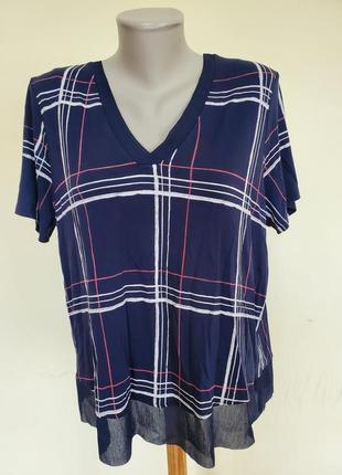 Гарна трикотажна віскозна брендова блузка