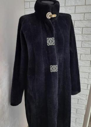 Пальто туреччина люкс якість батал альпака7 фото