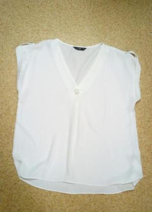 Белая блузка -жатка3 фото