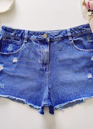 Красиві рвані дитячі джинсові шорти для дівчинки  артикул: 12306