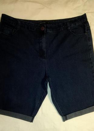 Синие джинсовые шорты размер 18