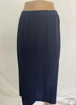 Красивая нарядная юбка с люрексом3 фото