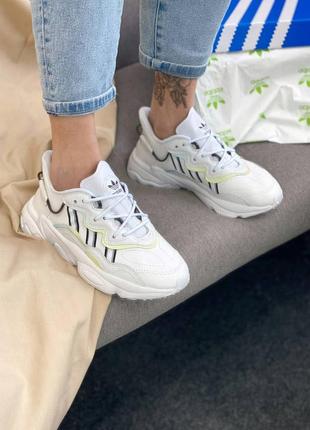 Жіночі кросівки adidas ozweego white chameleon знижка sale3 фото