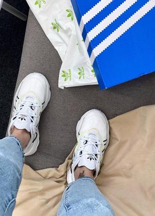 Жіночі кросівки adidas ozweego white chameleon знижка sale8 фото