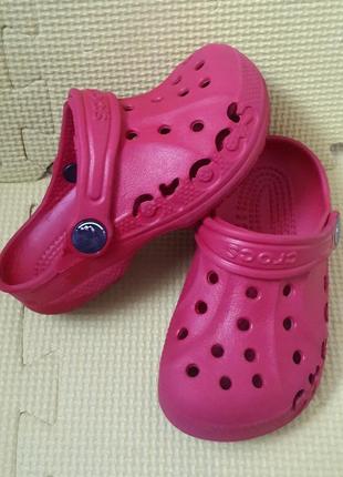 Босоніжки crocs оригінал 8 9 наш 25-26 р.1 фото