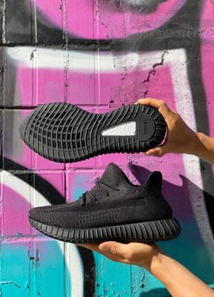 Чоловічі кросівки adidas yeezy 350 full black 🖤