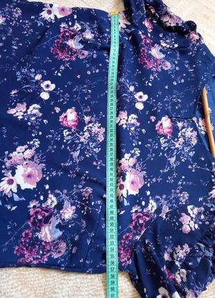 Шикарная блуза с цветочным принтом из крепа tcm tchibo9 фото