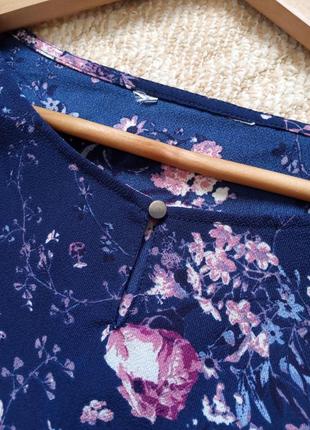 Шикарная блуза с цветочным принтом из крепа tcm tchibo7 фото