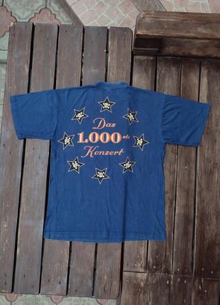 Эксклюзивная юбилейная футболка die toten hosen 97год с 1000-ого концерта немецкой рок группы1 фото