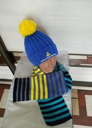 Шапка зимова , шарф