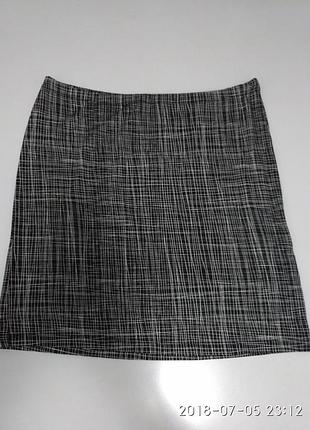 Юбка чорно-біла нова zero, 42p.