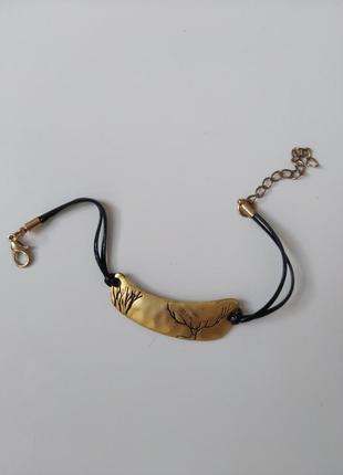 Набір: підвіс, браслет, сережки під золото6 фото