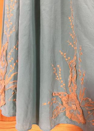 Платье из шёлка летний сарафан винтаж индия9 фото
