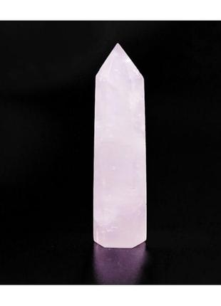 Кристал натуральний камінь рожевий кварц