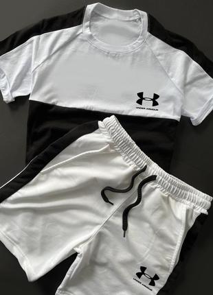 Літній комплект футболка + шорти under armour1 фото