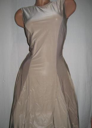 Платье женское повседневное летнее капучино размер 46-482 фото