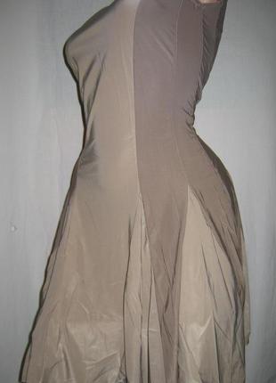 Платье женское повседневное летнее капучино размер 46-483 фото