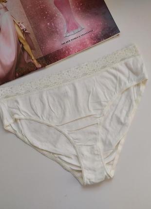 Кремові котонові трусики, eur 48/50