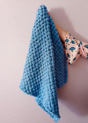 Дитячий плюшевий плед ручної роботи