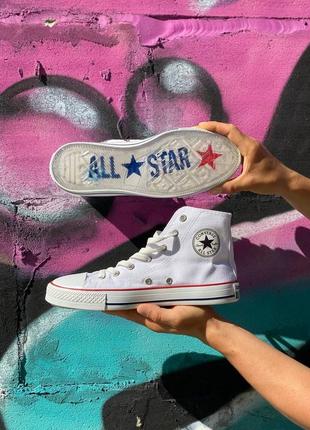 Жіночі кеді converse chuk taylor classic white high 🤍