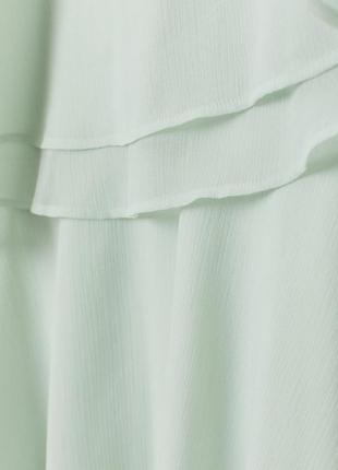 Платье воздушное бирюзового цвета h&m размер м, л2 фото