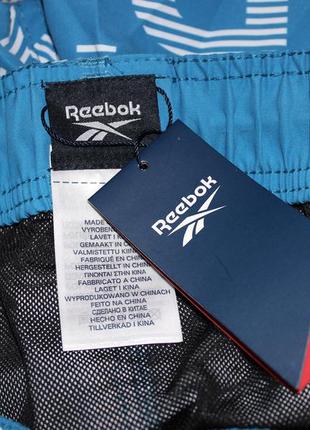 Reebok swim short with text logo print спортивні шорти плавки оригінал7 фото